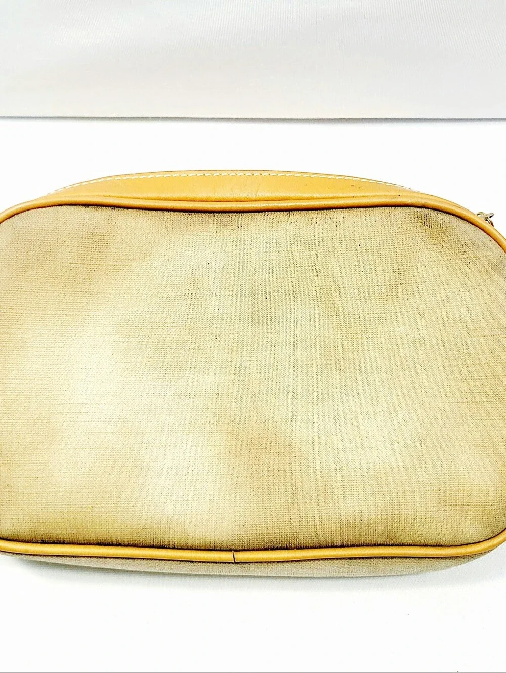 Gucci Canvas Leather Clutch Bag